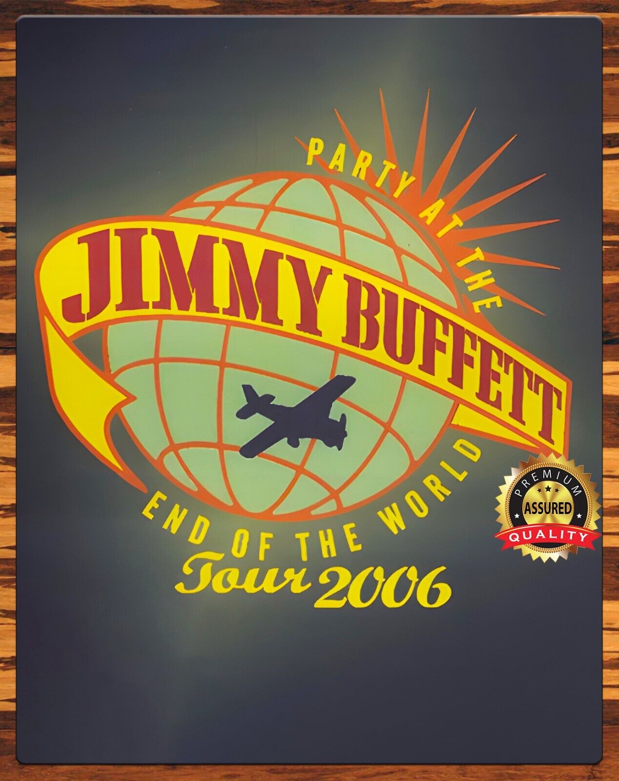 Jimmy Buffett - Party At The End Of The World - Tour 2006 - Metal Sign 11 x 14