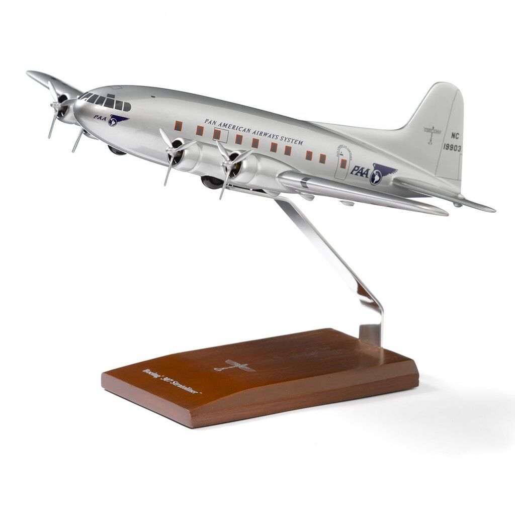 Pan Am American Boeing B-307 Stratoliner Desk Top Display 1/72 Model SC Airplane