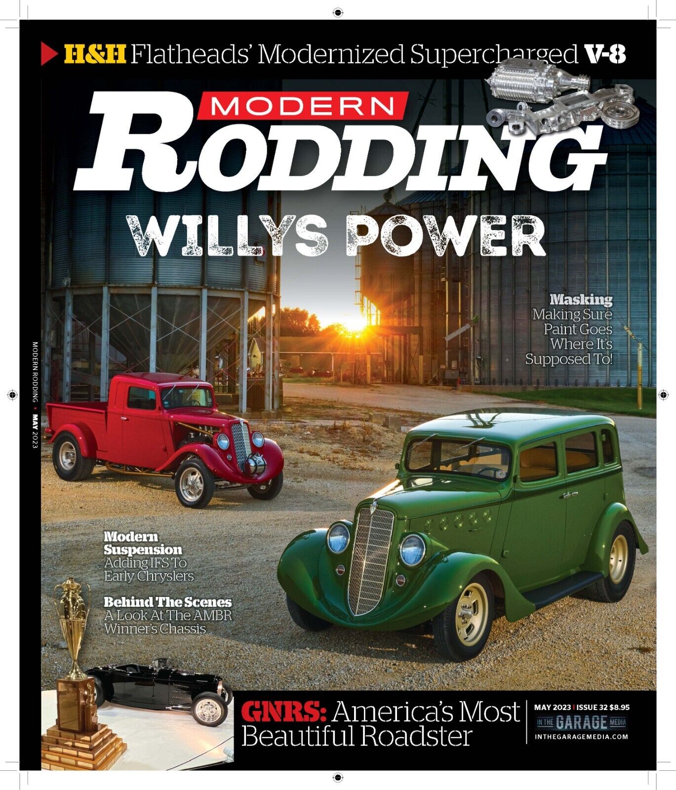 Modern Rodding Magazine Willys Power Issue #32 May 2023 - New