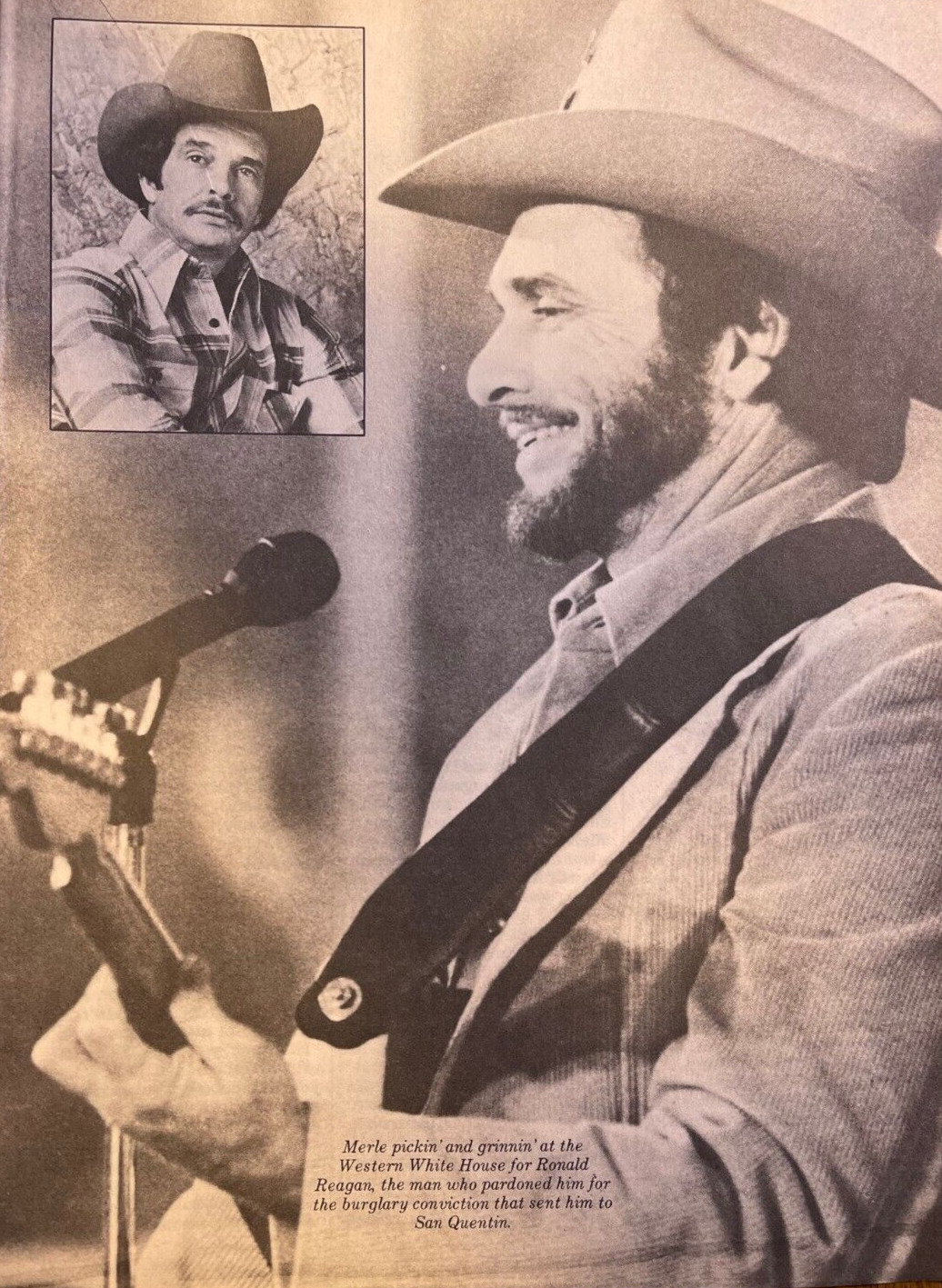 1982 Country Singer Merle Haggard