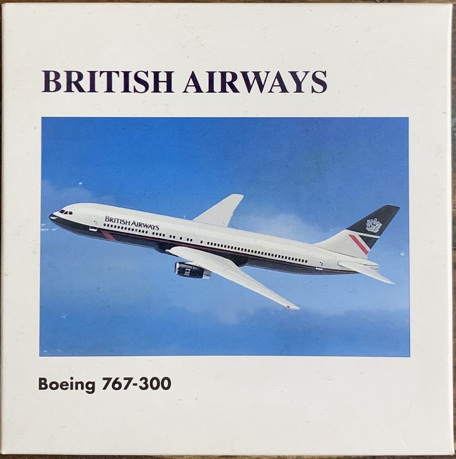Herpa Wings British Airways Boeing 767-300 Old Livery Scale 1:500 HE502733
