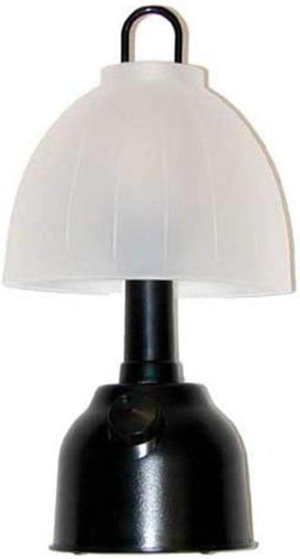 Dorcy 33-Lumen Portable Indoor/Outdoor Table Lamp Light with 1 Pack, Black 