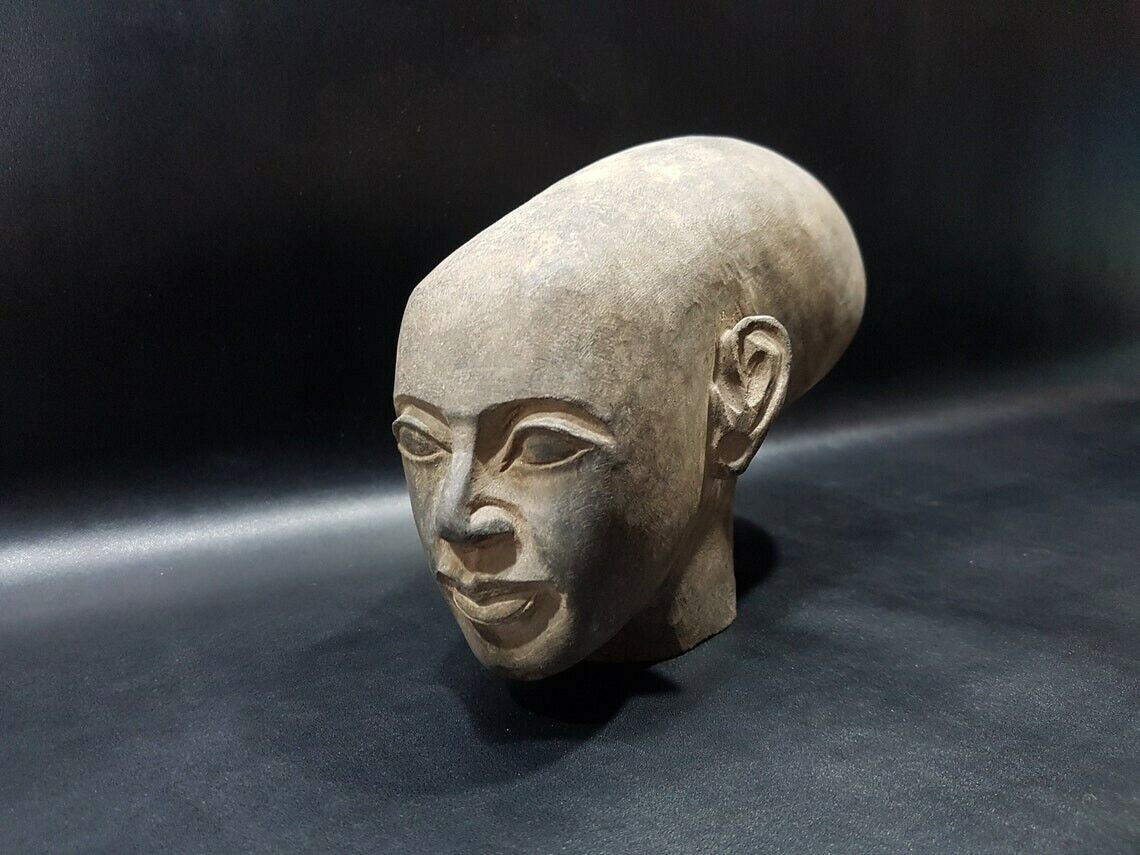 Head of Nefertari Daughter of Akhenaten Unique Egyptian Handmade Large Skull
