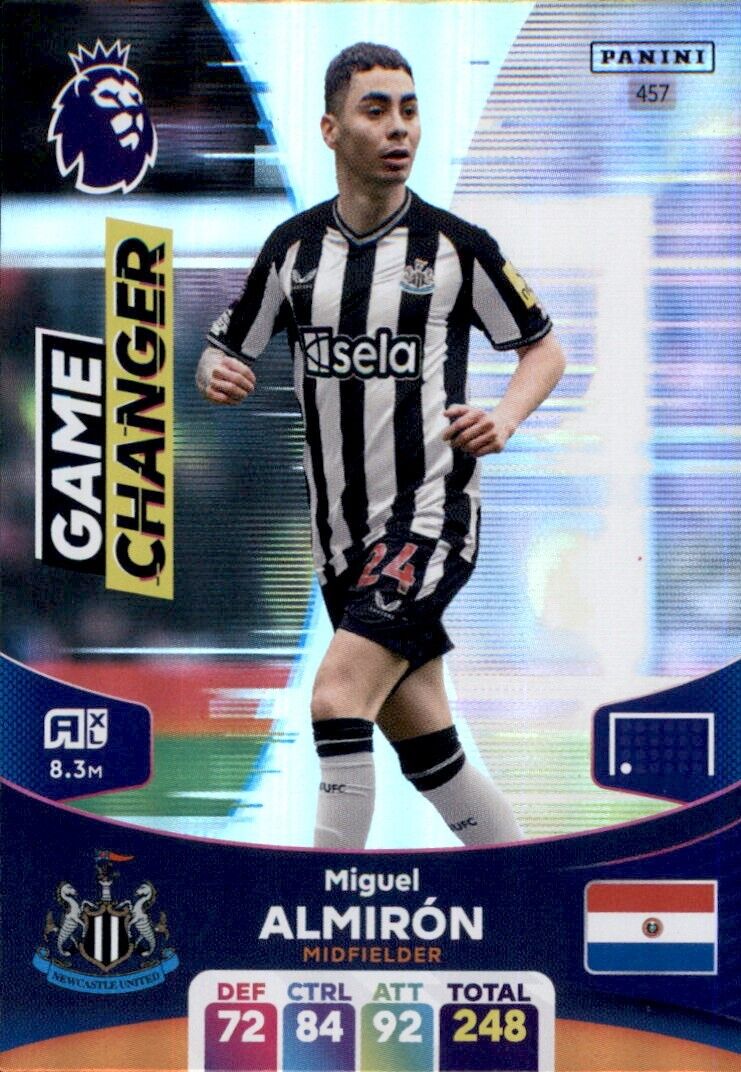 Premier League Trading Card 457 - Miguel Almiron - Game Changer - 2023/2024