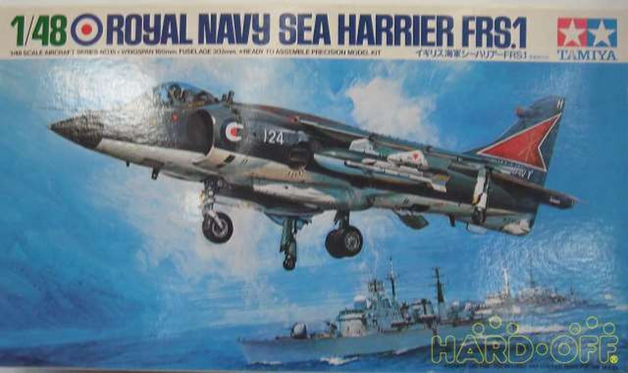 Tamiya 1/48 Royal Navy Sea Harrier Frs.1 Airplane Helicopter