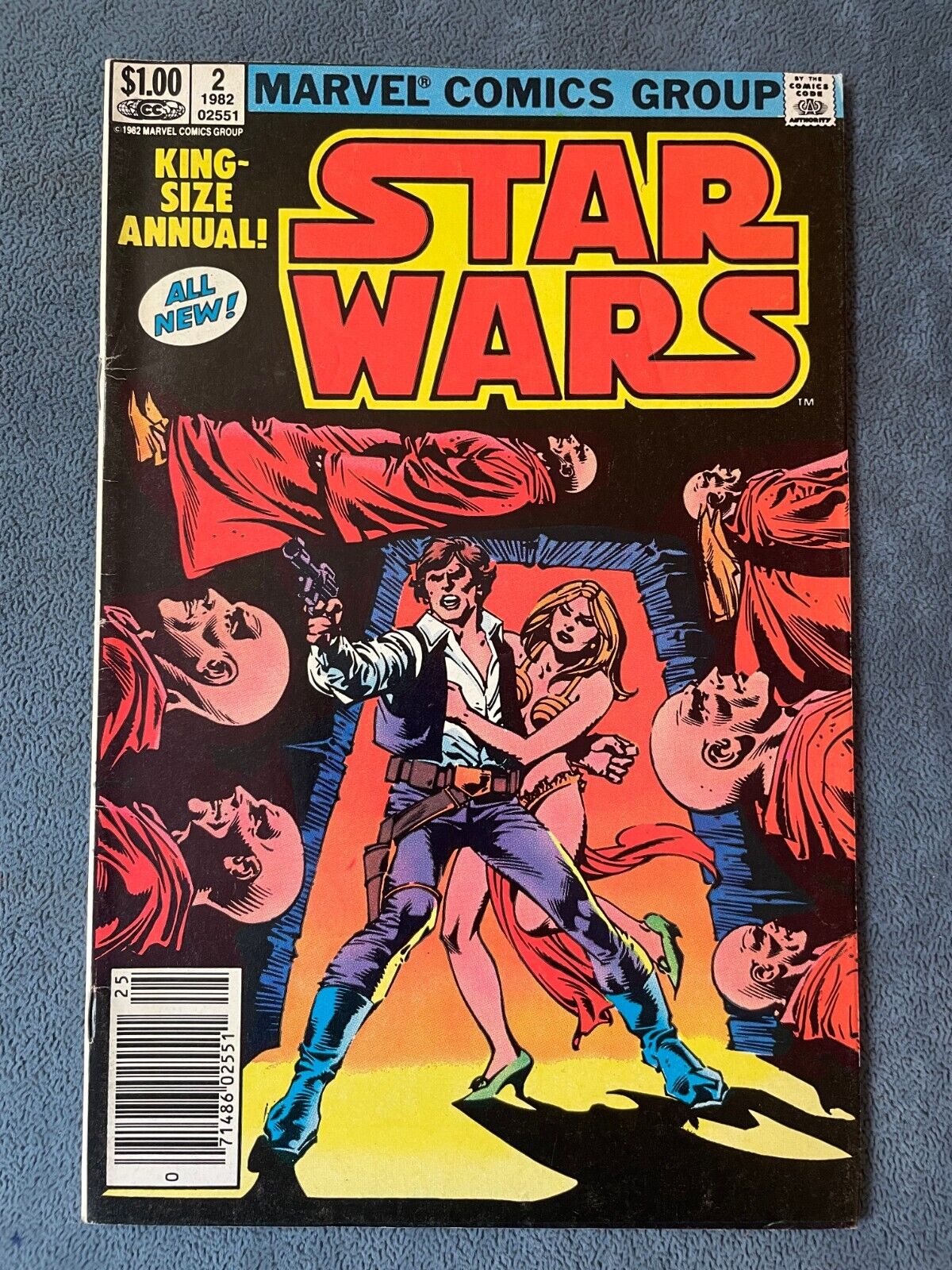 Star Wars King Size Annual #2 1982 Marvel Comics Vintage Comic Book Han Solo VF
