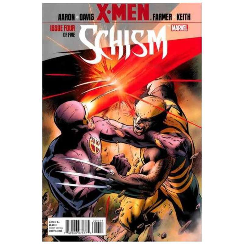 X-Men: Schism #4 in Near Mint condition. Marvel comics [g\