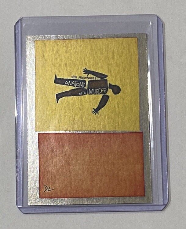 Anatomy Of A Murder Platinum Plated Artist Signed “Otto Preminger” Card 1/1