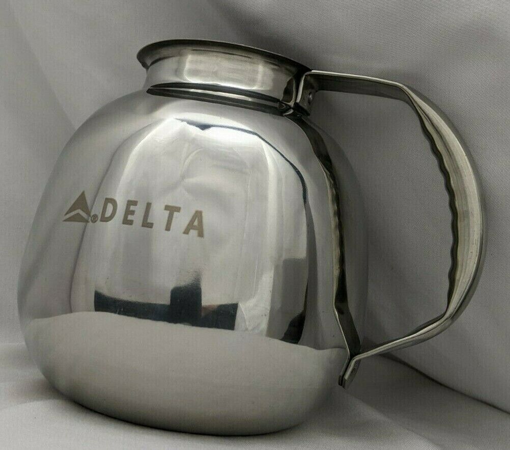 Delta Airlines Stainless Steel Coffee Server NIB
