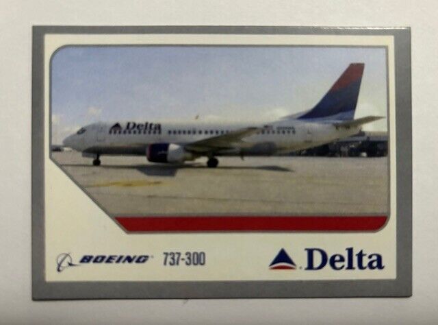 2003 Delta Air Lines Boeing 737-300 Aircraft Pilot Trading Card #4