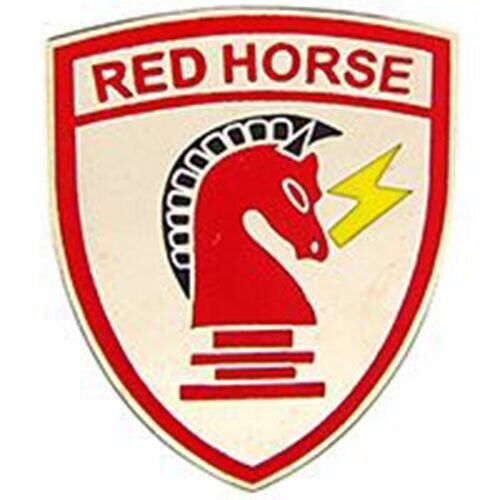 United States Air Force USAF Red Horse Civil Engineer Hat Pin Official Licensed