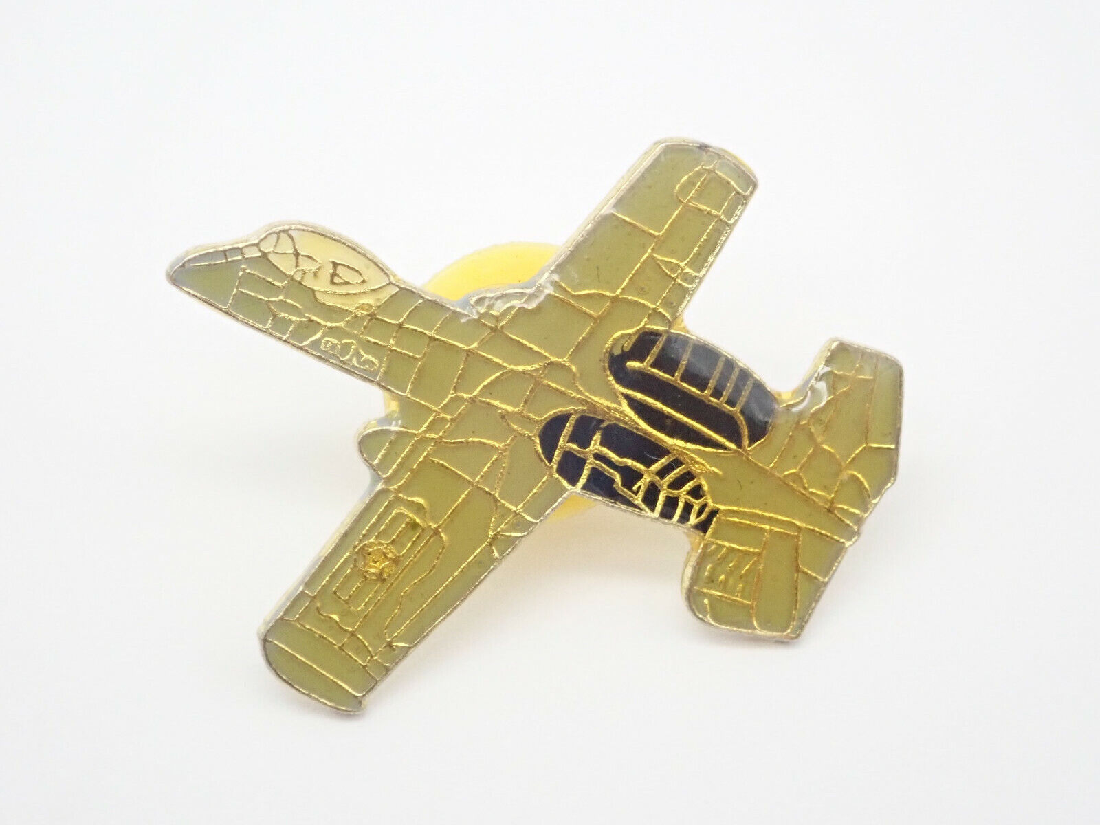 A-10 Warthog Gold Tone Vintage Lapel Pin