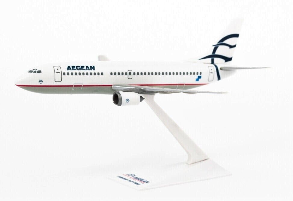 PPC Aegean Airlines Boeing 737-300 Desk Top Display Jet Model 1/200 AV Airplane