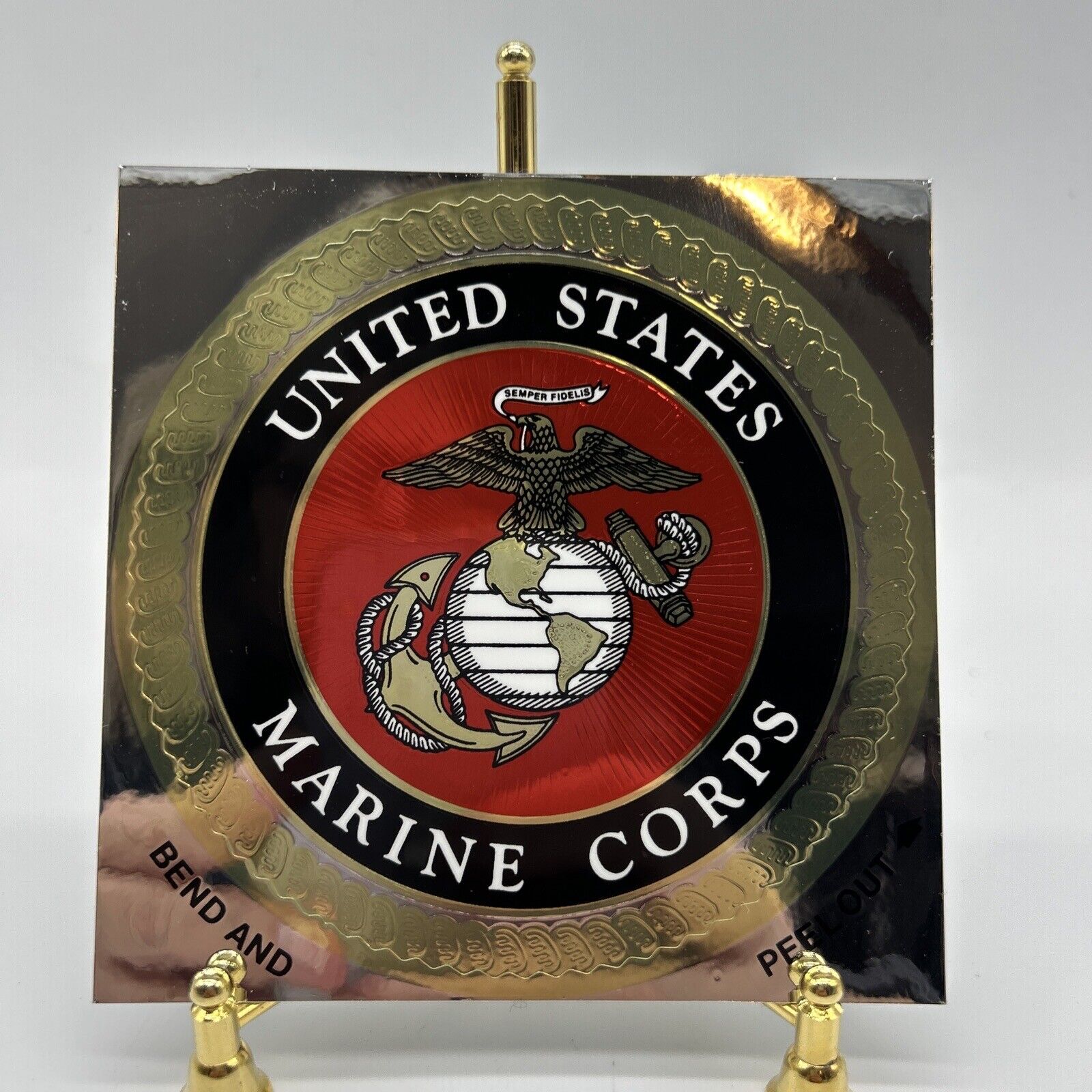 United States Marine Core 4” Foil Sticker Decal Logo Semper Fi Military Soldier