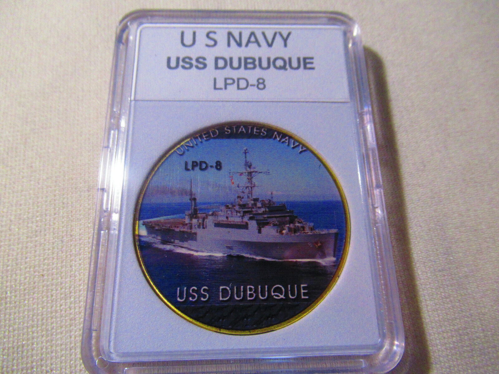 US NAVY - USS Dubuque (LPD-8) Challenge Coin