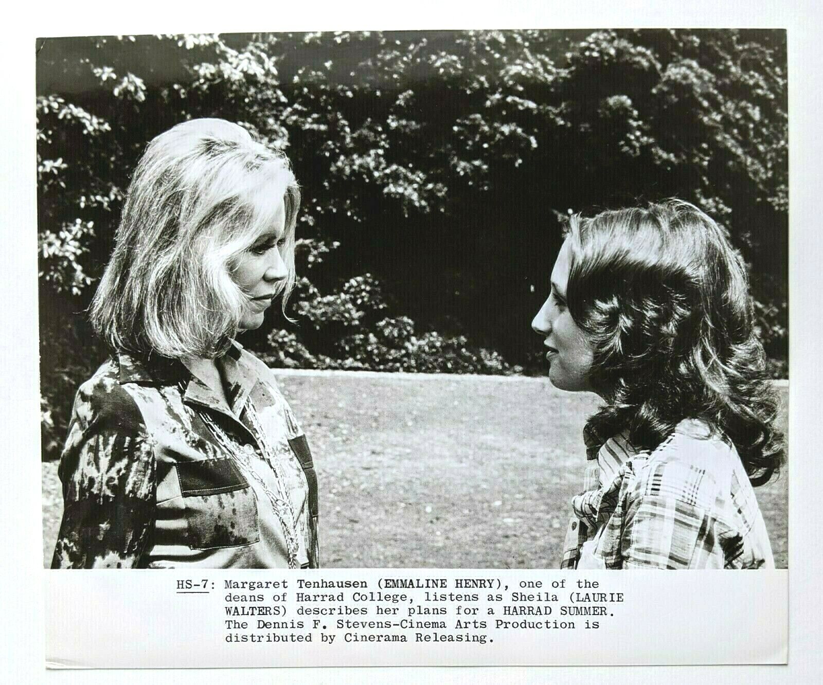 1974 Harrad Summer Emmaline Henry Laurie Walters Press Photo Movie Still Reprint