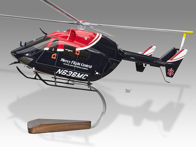Airbus Eurocopter BKK 117 Mercy Flight Central Replica Helicopter Desktop Model