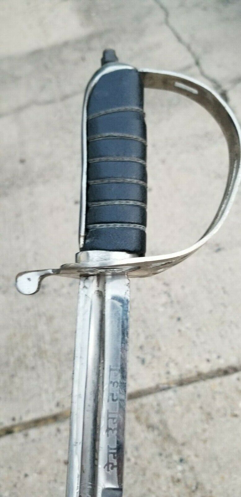 Vintage Indian Curved Cavalry Sword and Sheath