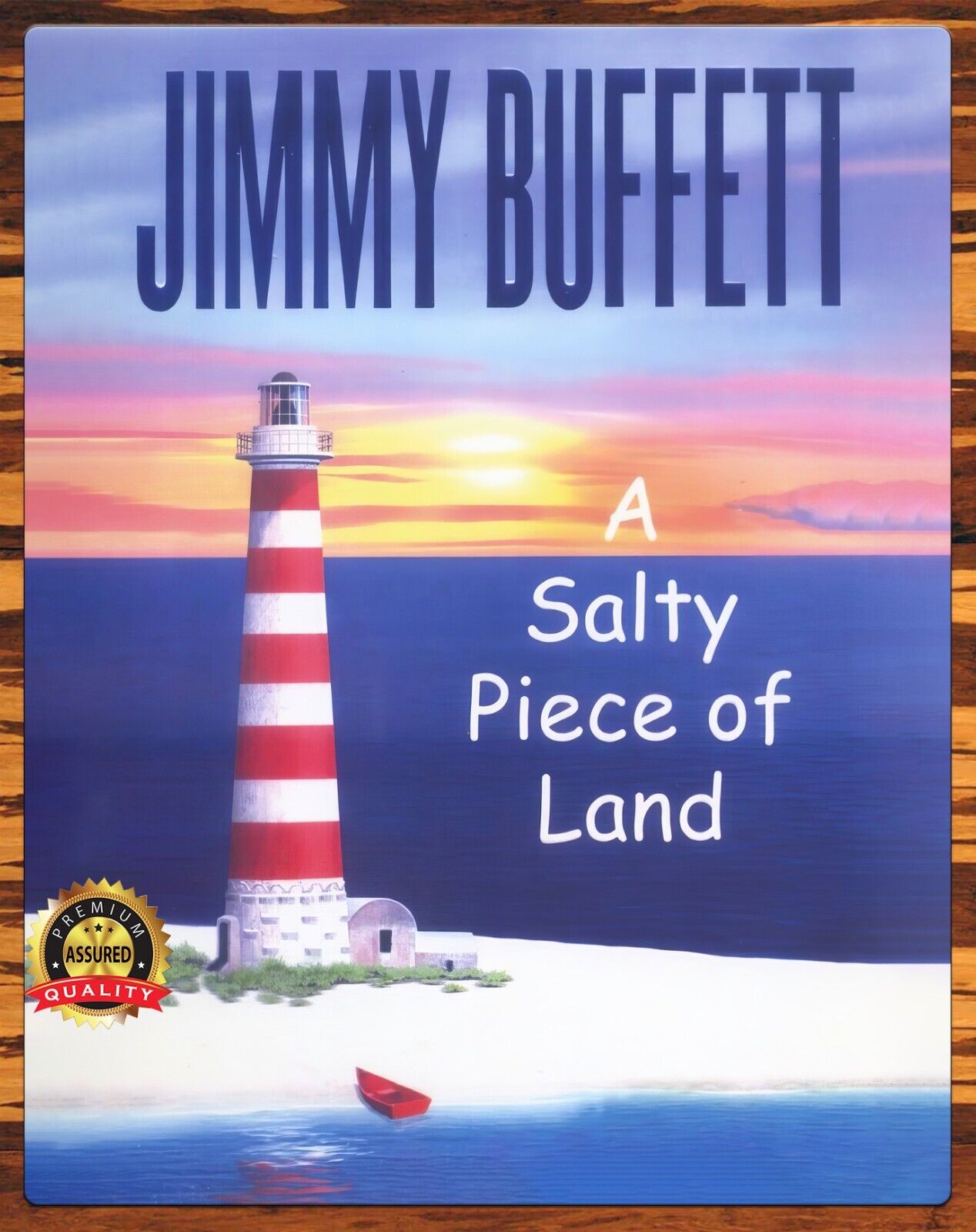 Jimmy Buffett - A Salty Piece Of Land - Tour 2005 - Rare - Metal Sign 11 x 14