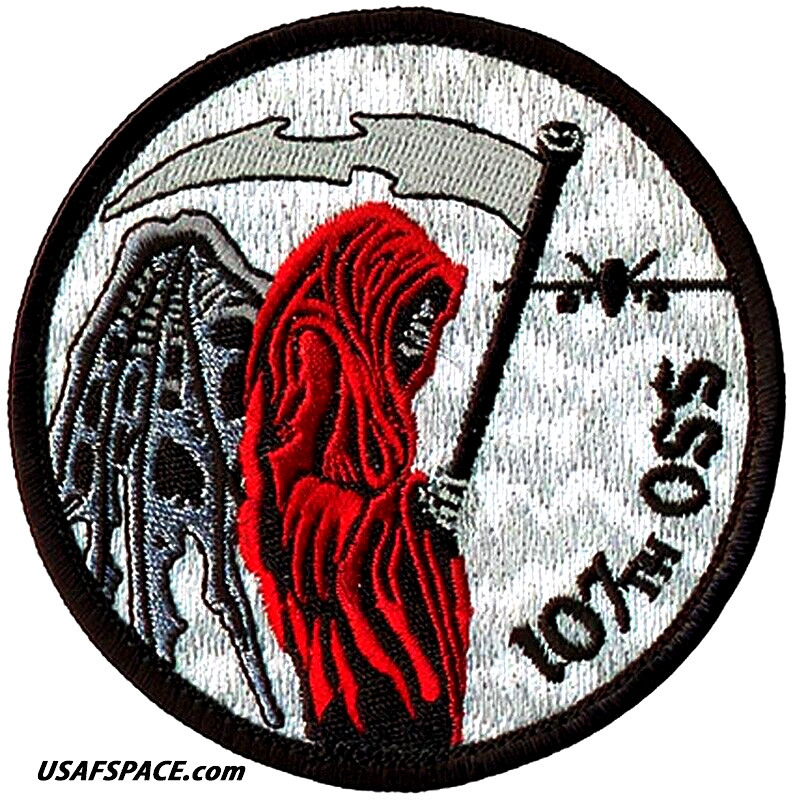 USAF 107TH OPERATIONS SUPPORT SQ -107 OSS- MQ-9 REAPER- NY ANG -ORIGINAL PATCH