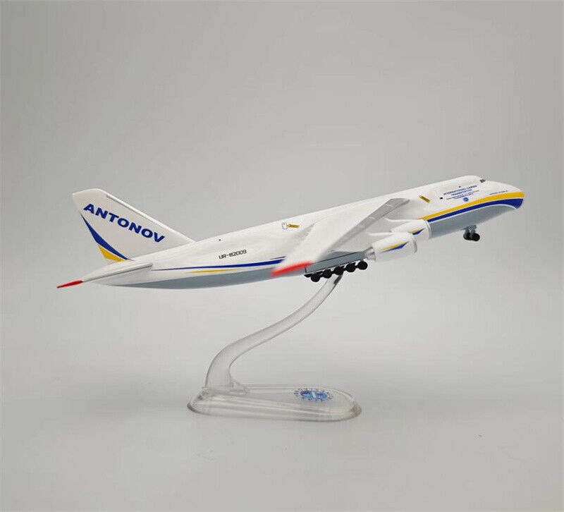 HOT An-124 1:400 Scale ANTONOV ABS Plastic Aircraft Model With Stand Airplane