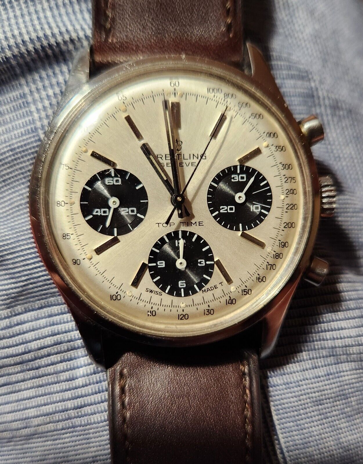 Vintage SWISS Breitling Top Time Chronograph, Ref. 810 Cal.  ,1964