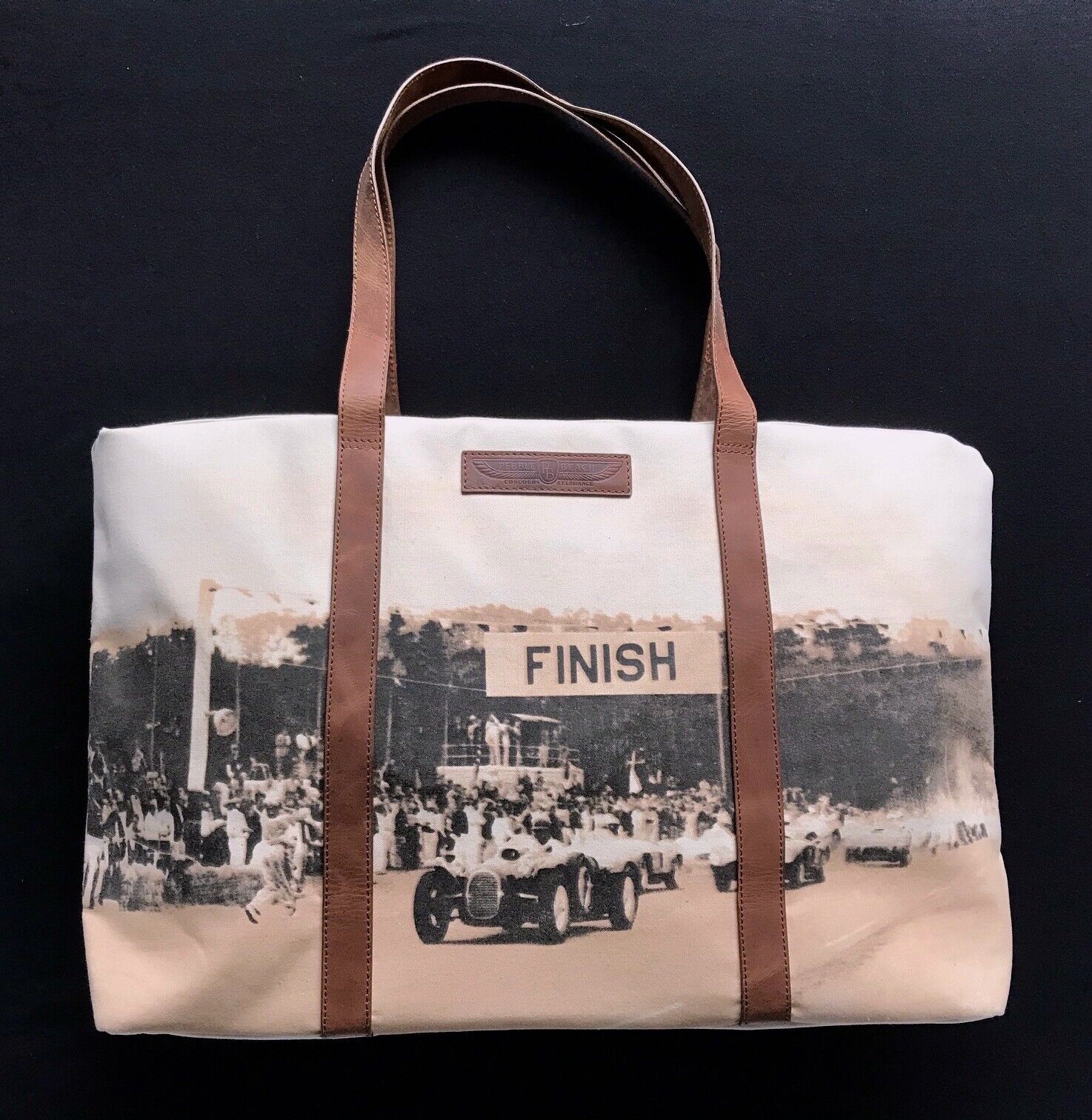 2018 Pebble Beach Concours Road Race OSPREY LG Tote Bag JULIAN GRAHAM 1950sPhoto