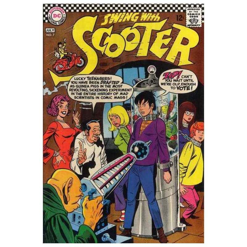 Swing with Scooter #7 in Very Fine minus condition. DC comics [u@