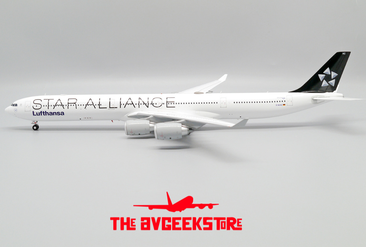 Lufthansa (Star Alliance) - A340-600 - D-AIHC - 1/200 - JC Wings- JCEW2346004
