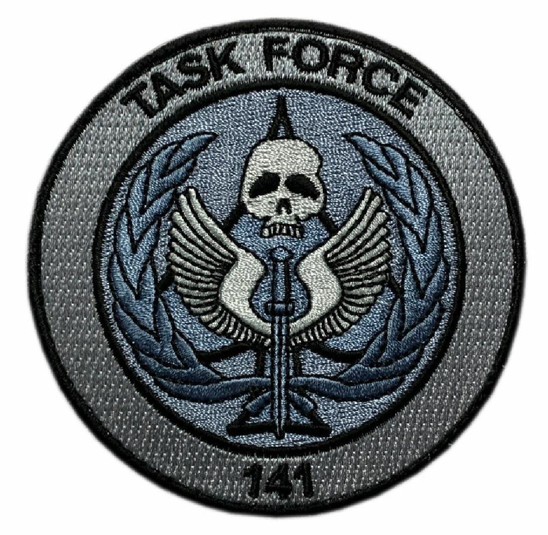 Modern Warfare Task Force 141 Logo Call of Duty Patch (Hook Fastener P5)