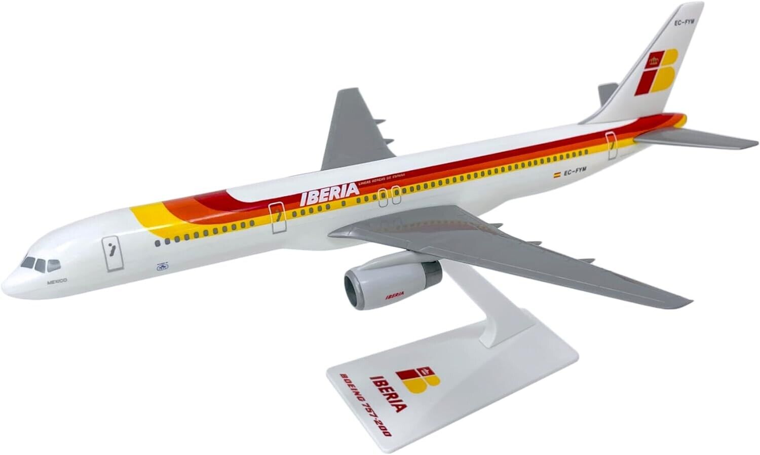 Flight Miniatures Iberia Airlines Boeing 757-200 Desk Top 1/200 Model Airplane