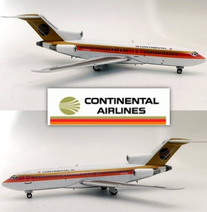 InFlight 1/200 IF721CO1219, Boeing 727-100 Continental Airlines N40490