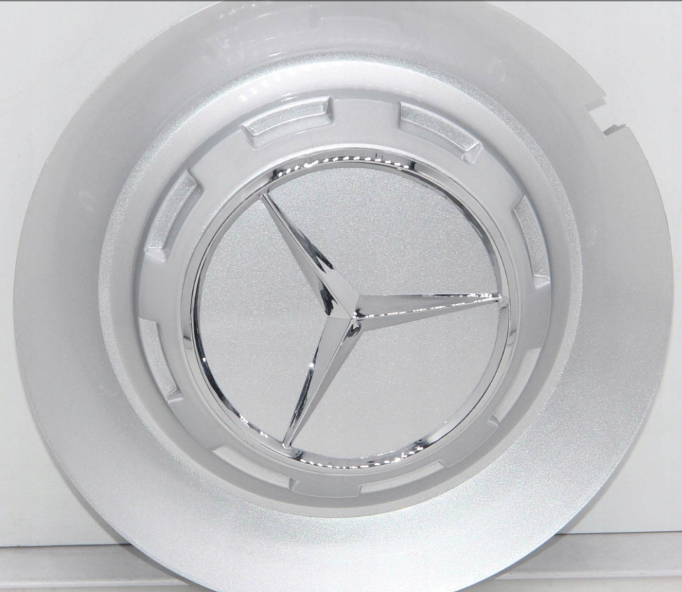 Glossy 1x 147mm(5.78in)/137mm(5.37) Chrome Wheel Centre Hub Cap Mercedes Wheel