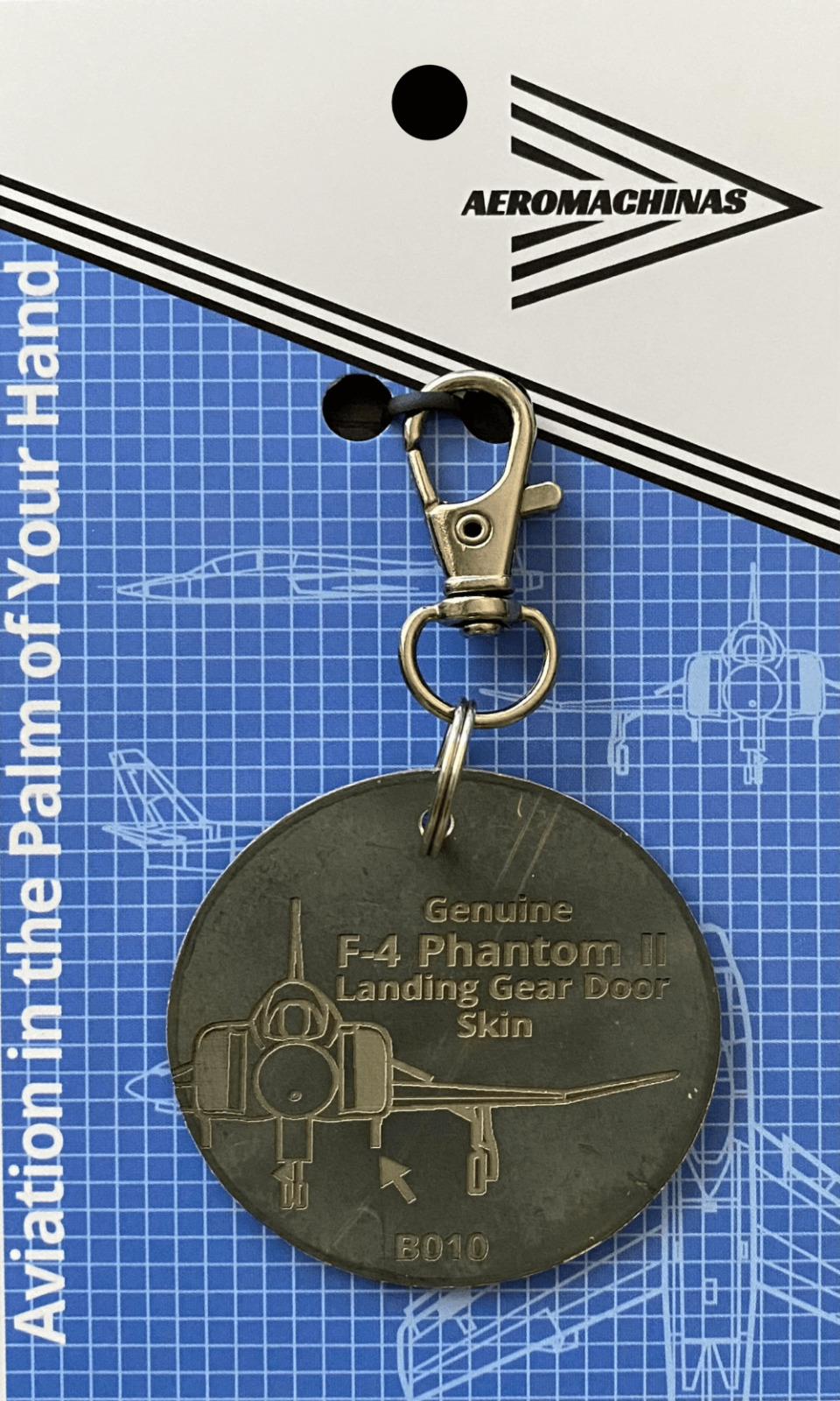 F-4 Phantom II Keychain Real Aircraft Skin Check Out Our Other Airplane Tags