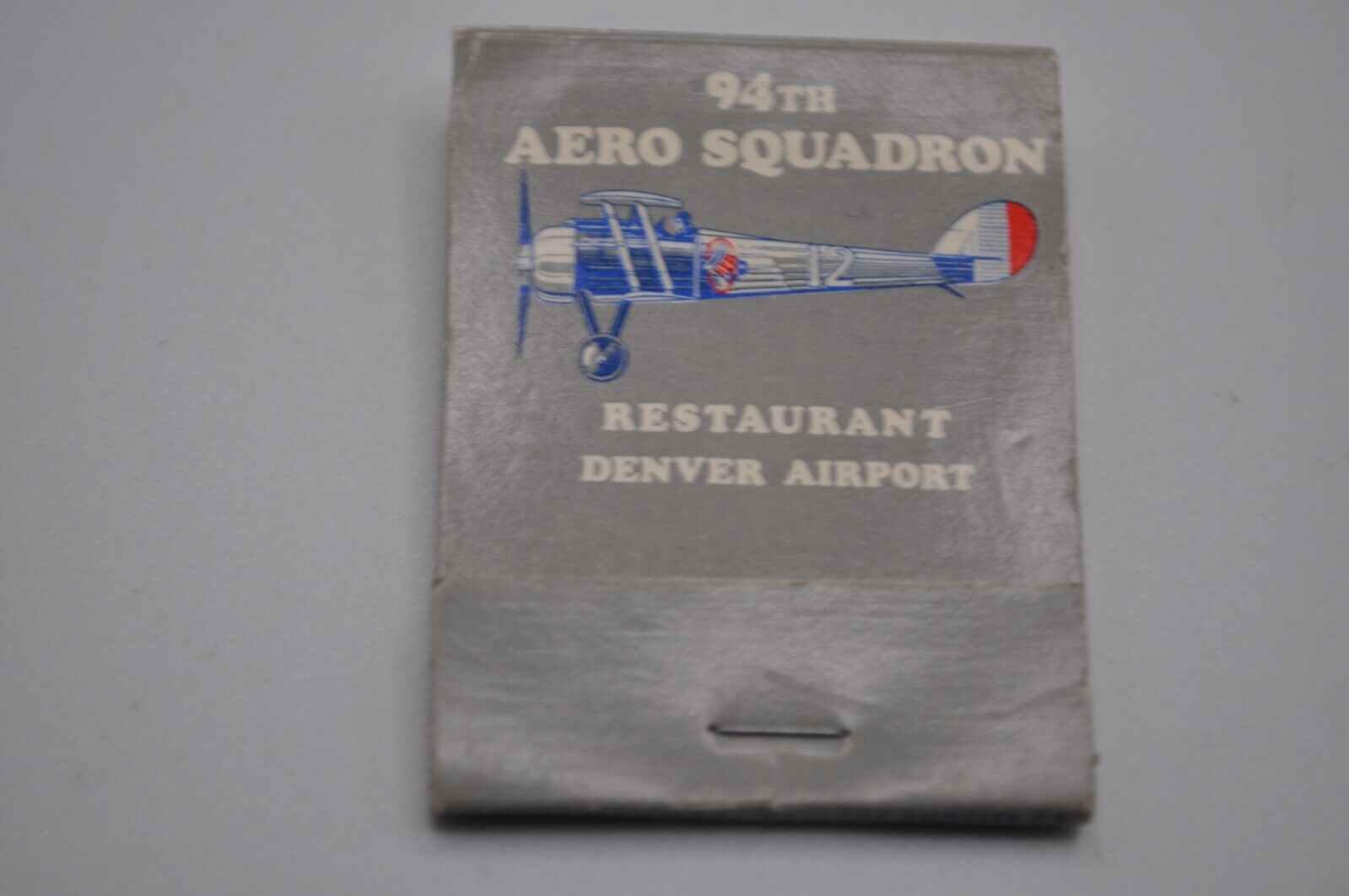 Vintage Matchbook 94th Aero Squadron Restaurant Devner Airport