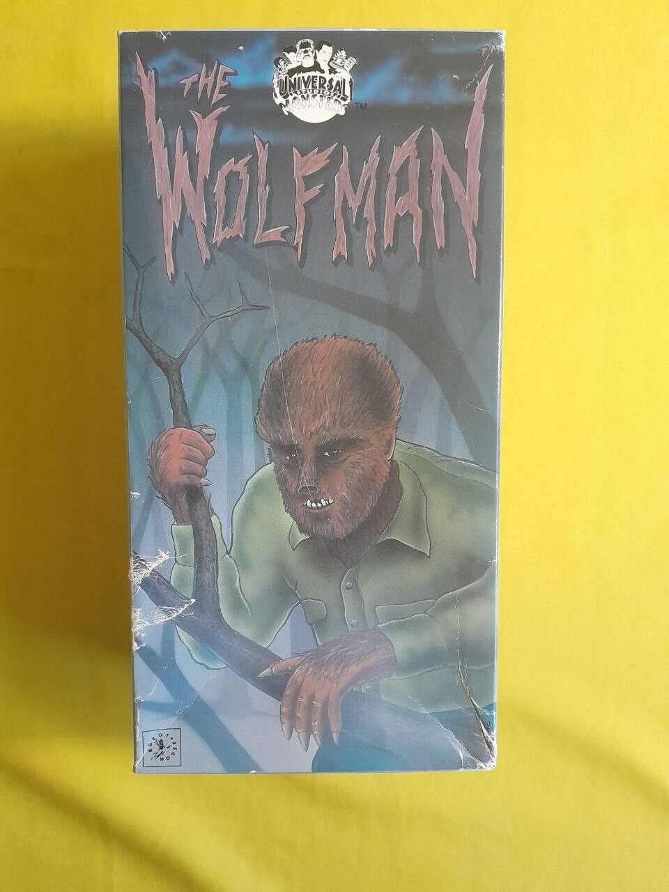 UNIVERSAL STUDIOS MONSTERS 1991 THE WOLFMAN WIND UP TIN TOY MADE IN JAPAN - G11
