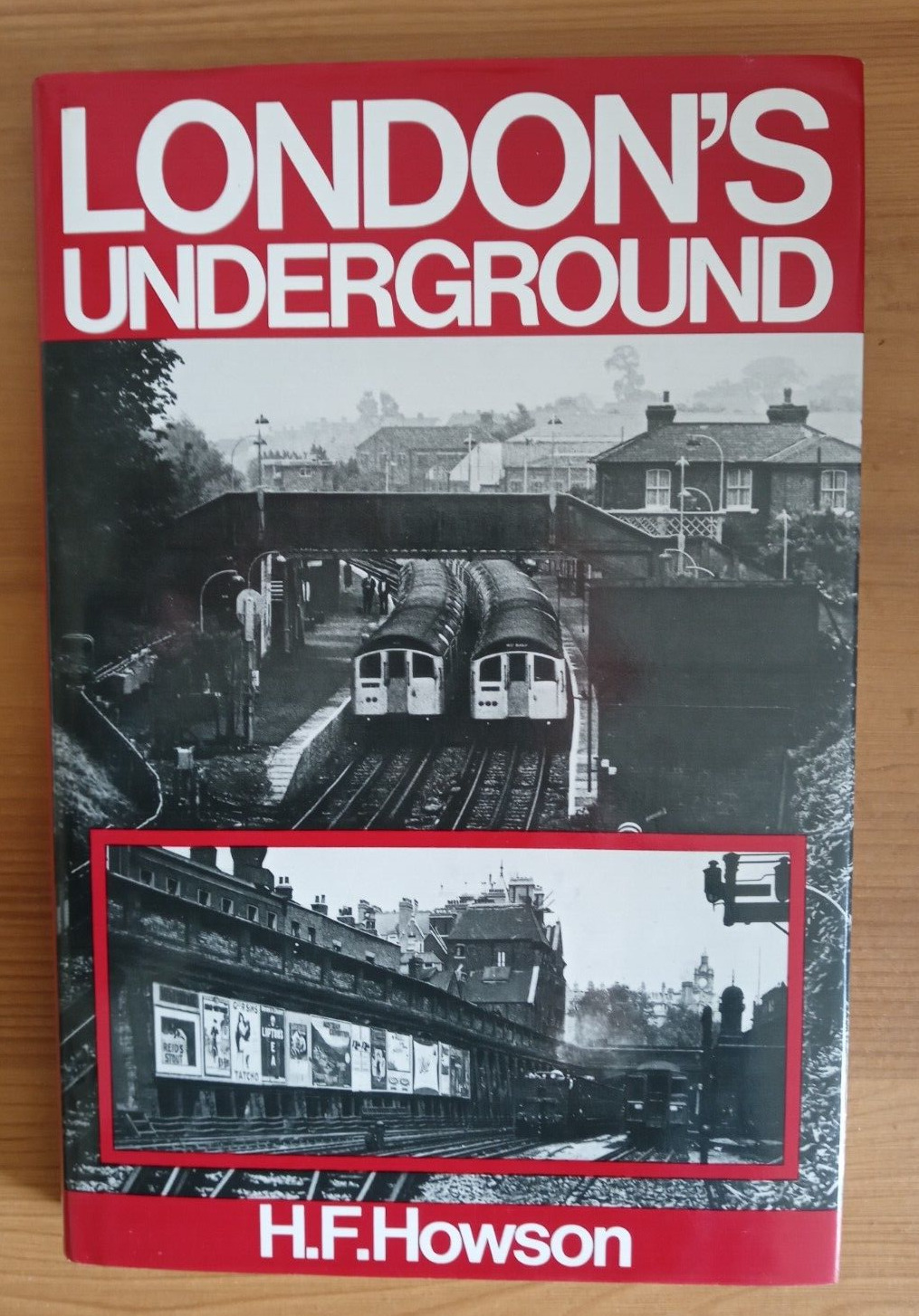 vintage 1981 LONDON UNDERGROUND RAILWAY BOOK IAN ALLAN HARDBACK WITH D/J