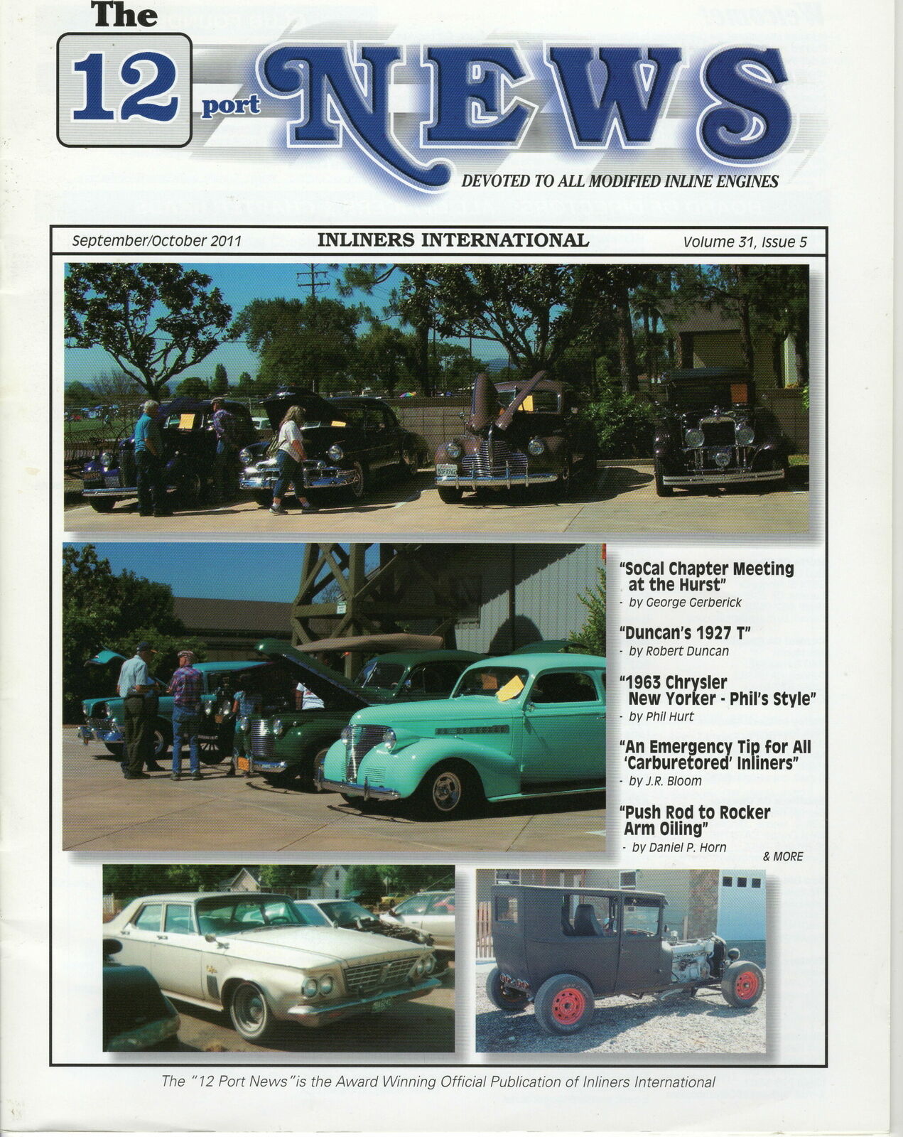 THE 12 PORT NEWS INLINERS INTERNATIONAL SEP / OCT 2011 VOL.31 ISSUE 5 MAGAZINE