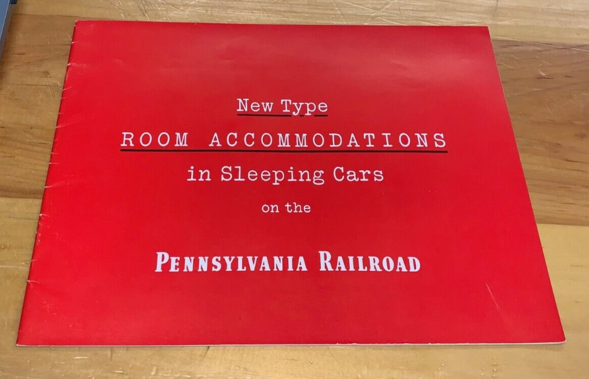 Pennsylvania Railroad New Type Room Accommodations Sleeping Cars 1952 Trains
