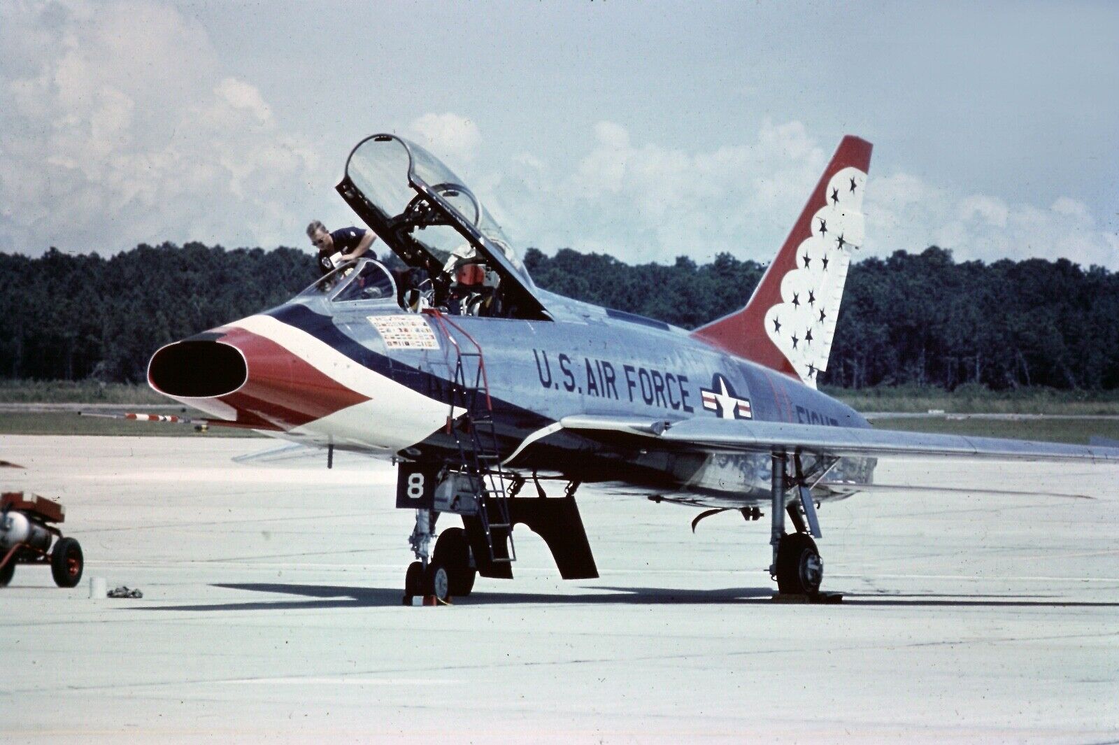 North American F-100F Super Sabre Color Slide (Thompson Productions 7143)