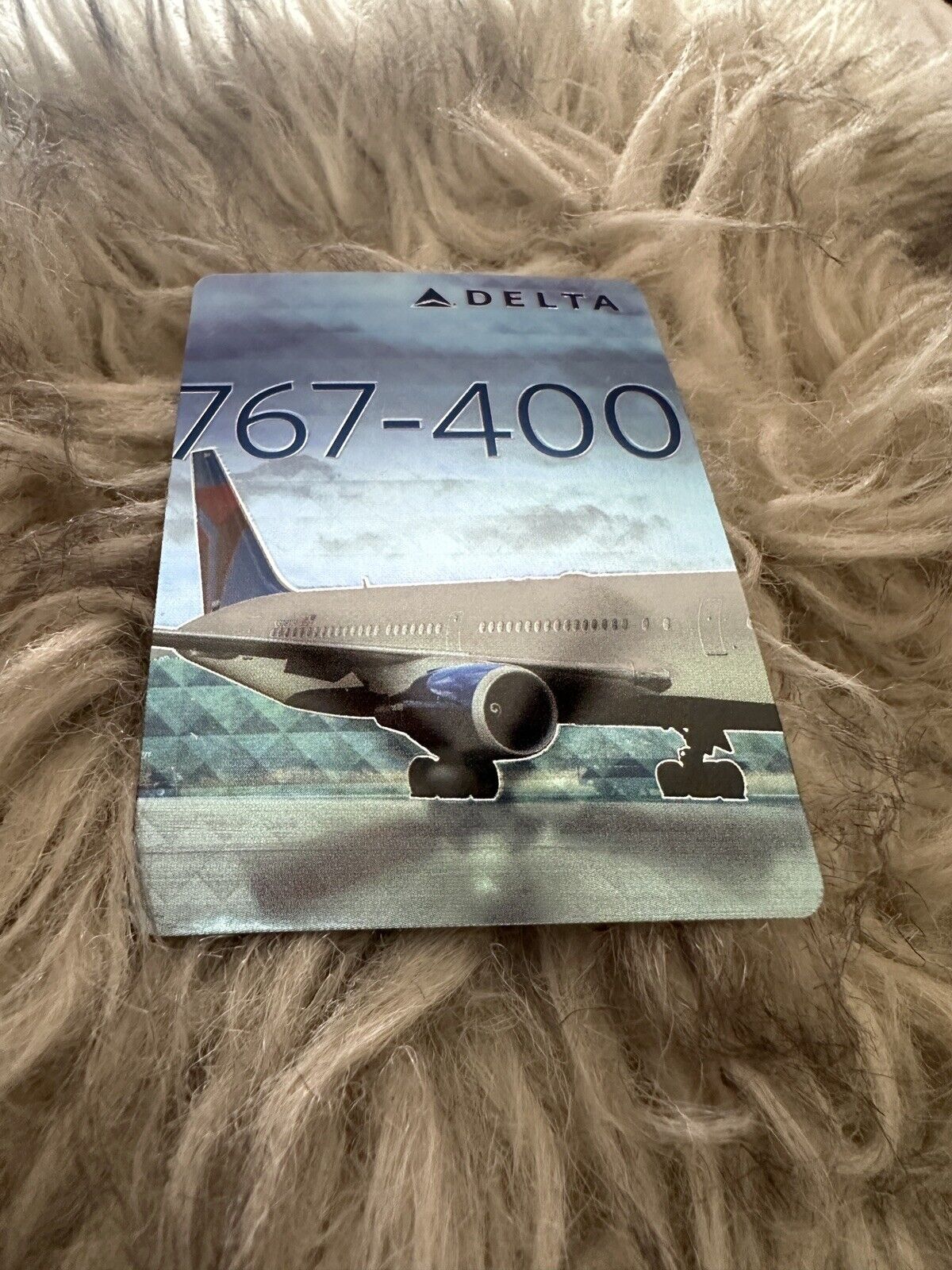 2016 Delta Airline Pilot Trading Card #51 Boeing 767-400ER
