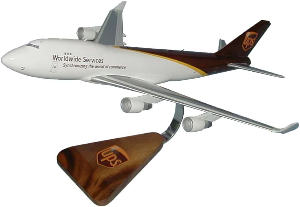 UPS Worldwide Parcel Services Boeing 747-400F Desk Top 1/144 Model SC Airplane
