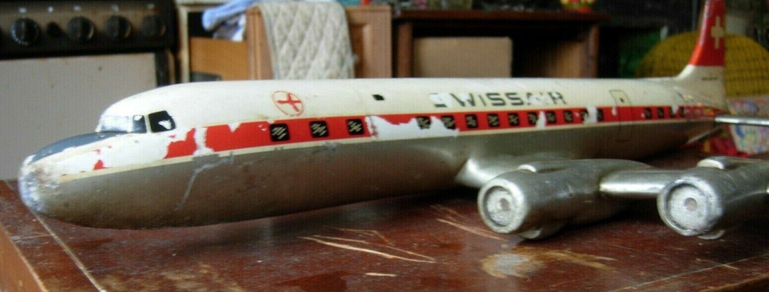 Model Plane DC-7C Swiss Air c.1960 by Raise Up Rotterdam 1:43 31\