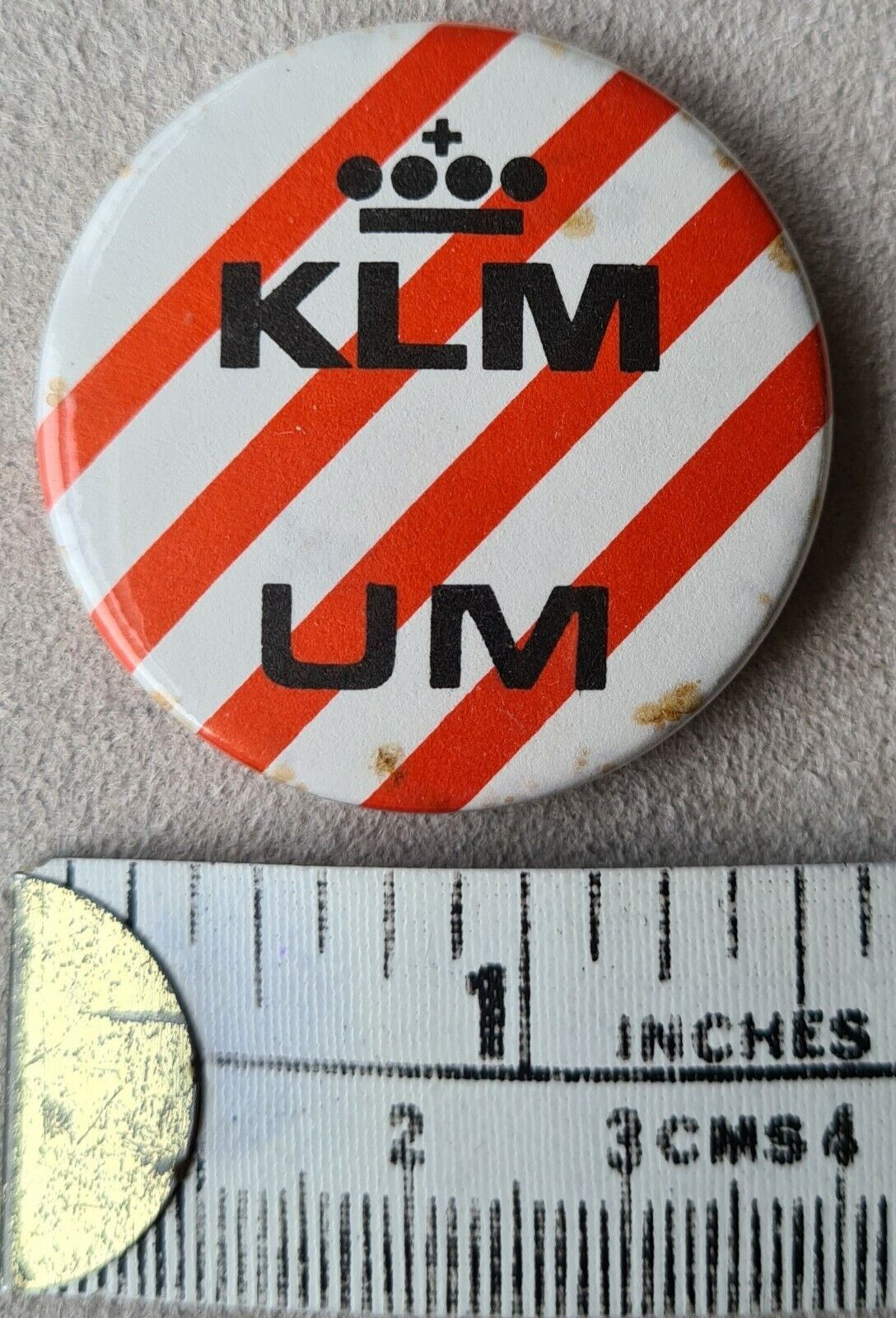KLM Unaccompanied Minor Badge. Vintage 1970\'s 