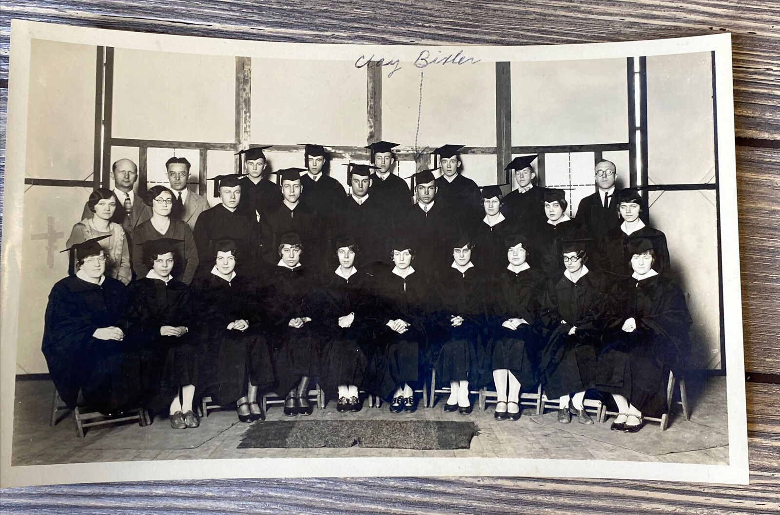 Vintage Ohio Graduation Class Photo Norwalk 1960\'s Clay Bixler Ephemera 