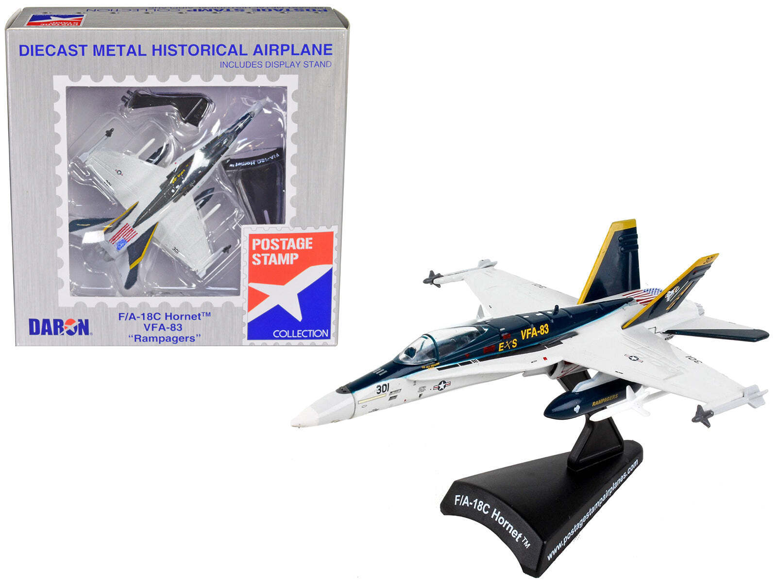 McDonnell Douglas F/-18C Hornet VFA-83 Rampagers 1/150 Diecast Model Airplane