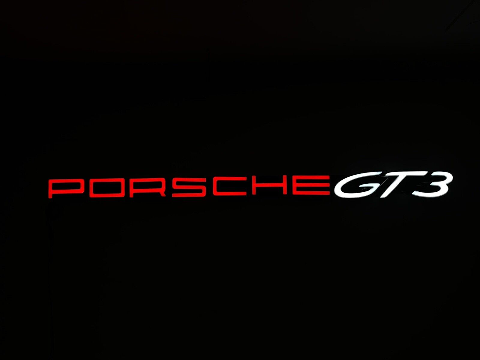 10’ Porsche GT3 Illuminated Sign