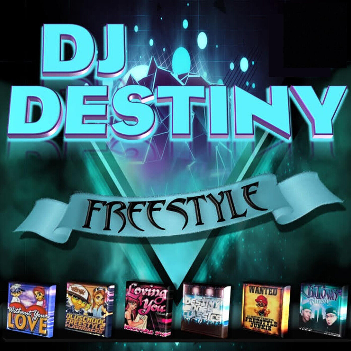 DJ DESTINY - CHICAGO USB (66 MIXES) 8 Hour Freestyle Mix Is Included