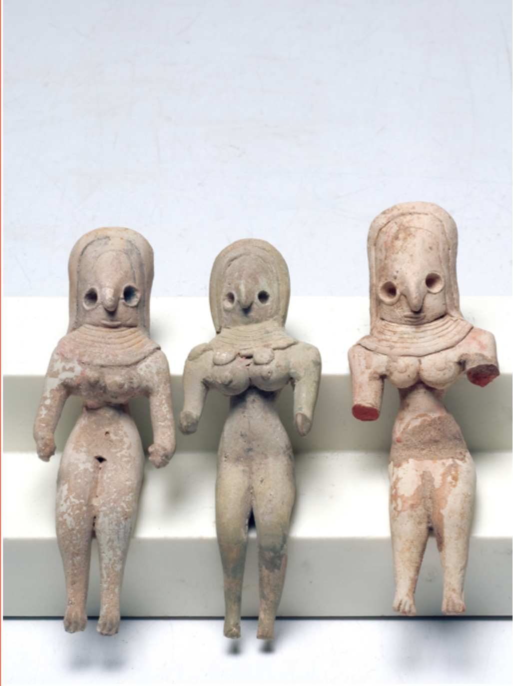 Three Indus Valley Fertility Idols Ca. 1800 B.C. Central Asia Early Goddess