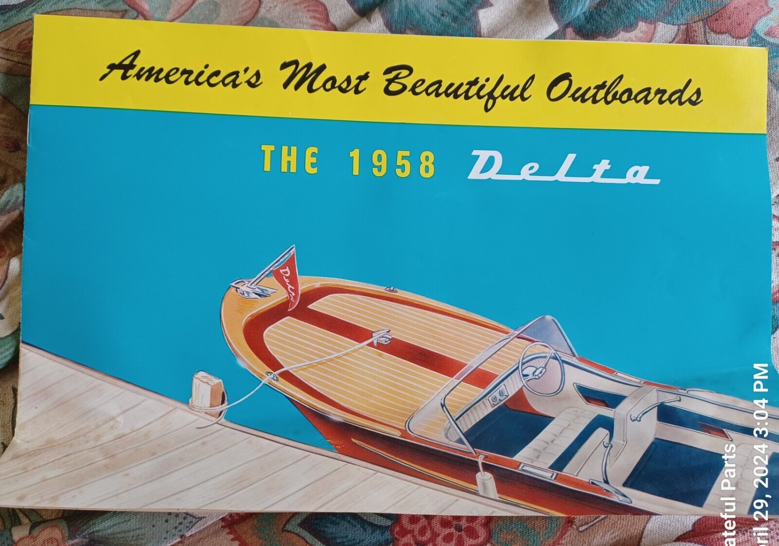 1958 Delta Boat Brochure